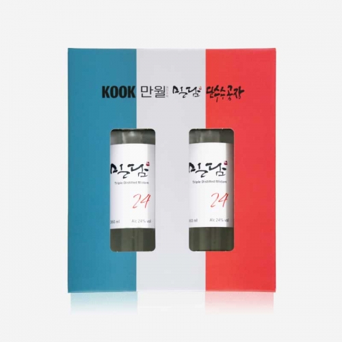 [예천주] 밀담 24% 360ml 2병세트 | 착한농부 전통주