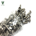 300개 스텐 접시 십자볼트 M6 20mm 304
