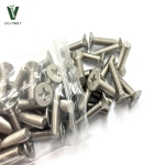 300개 스텐 접시 십자볼트 M6 25mm 304