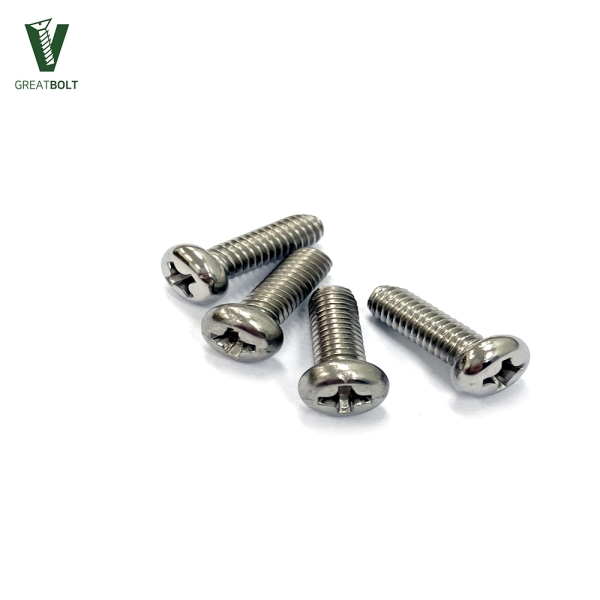1000개 스텐 둥근머리 십자볼트 M4 12mm 304