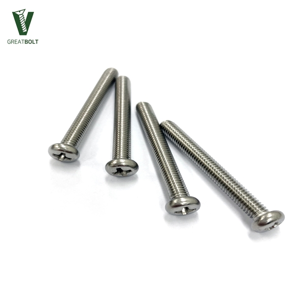 300개 스텐 둥근머리 십자볼트 M4 35mm 304