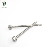 100개 스텐 410 육각 직결피스 #10-65