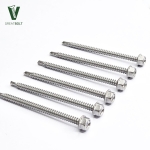 100개 스텐 410 육각 직결피스 #14-75