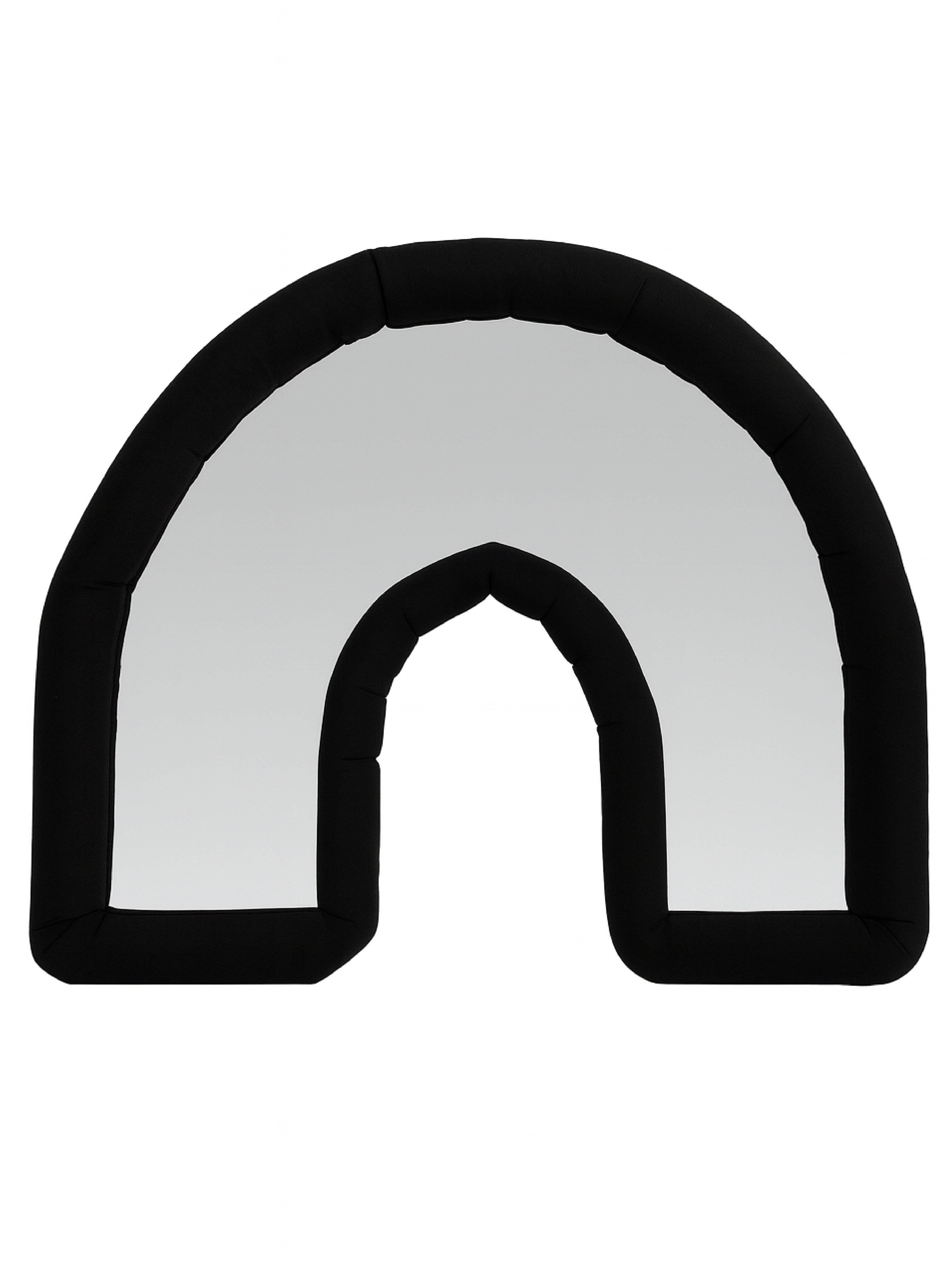 U' Black Cushion Mirror