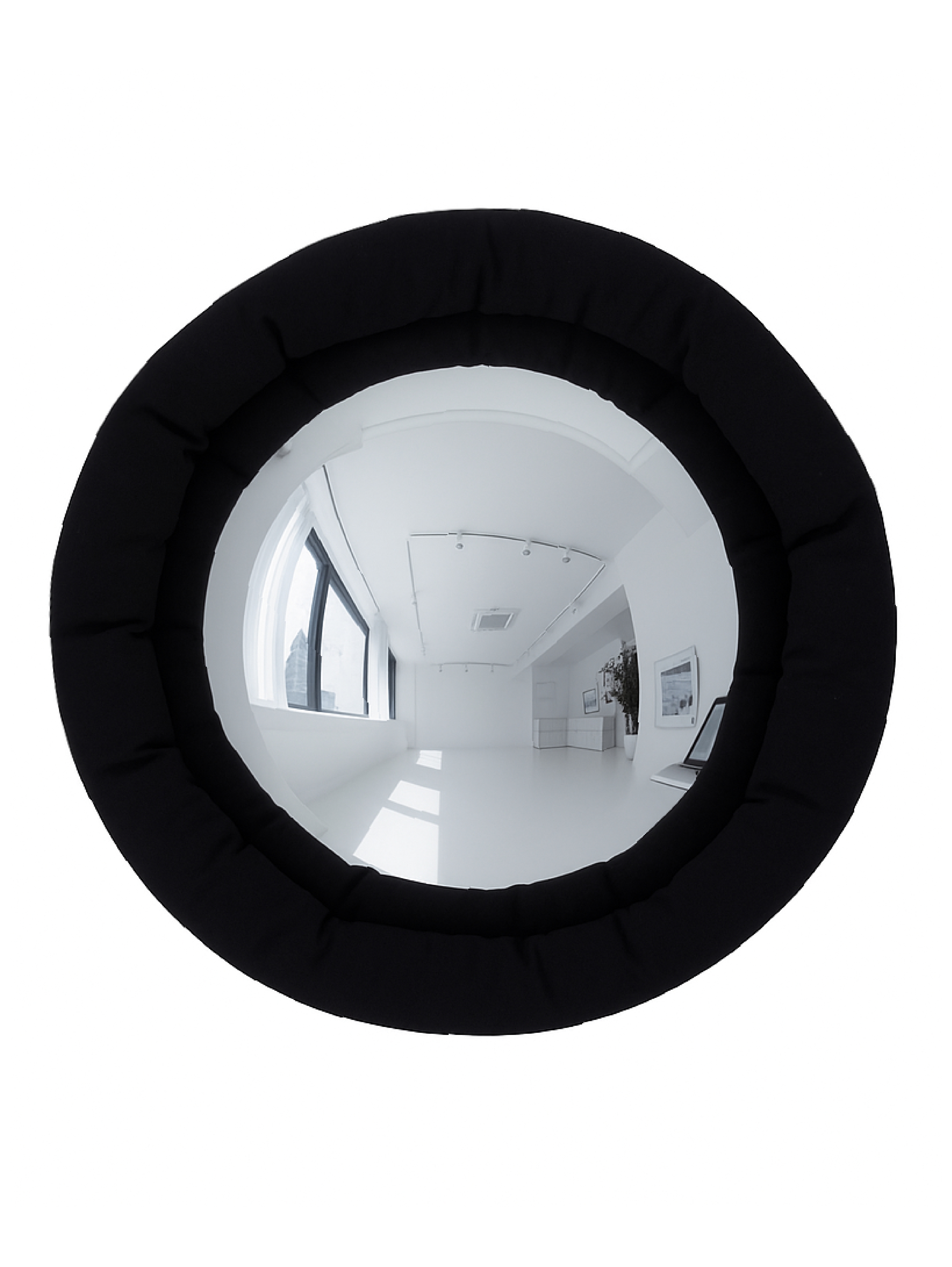 Black fisheye mirror