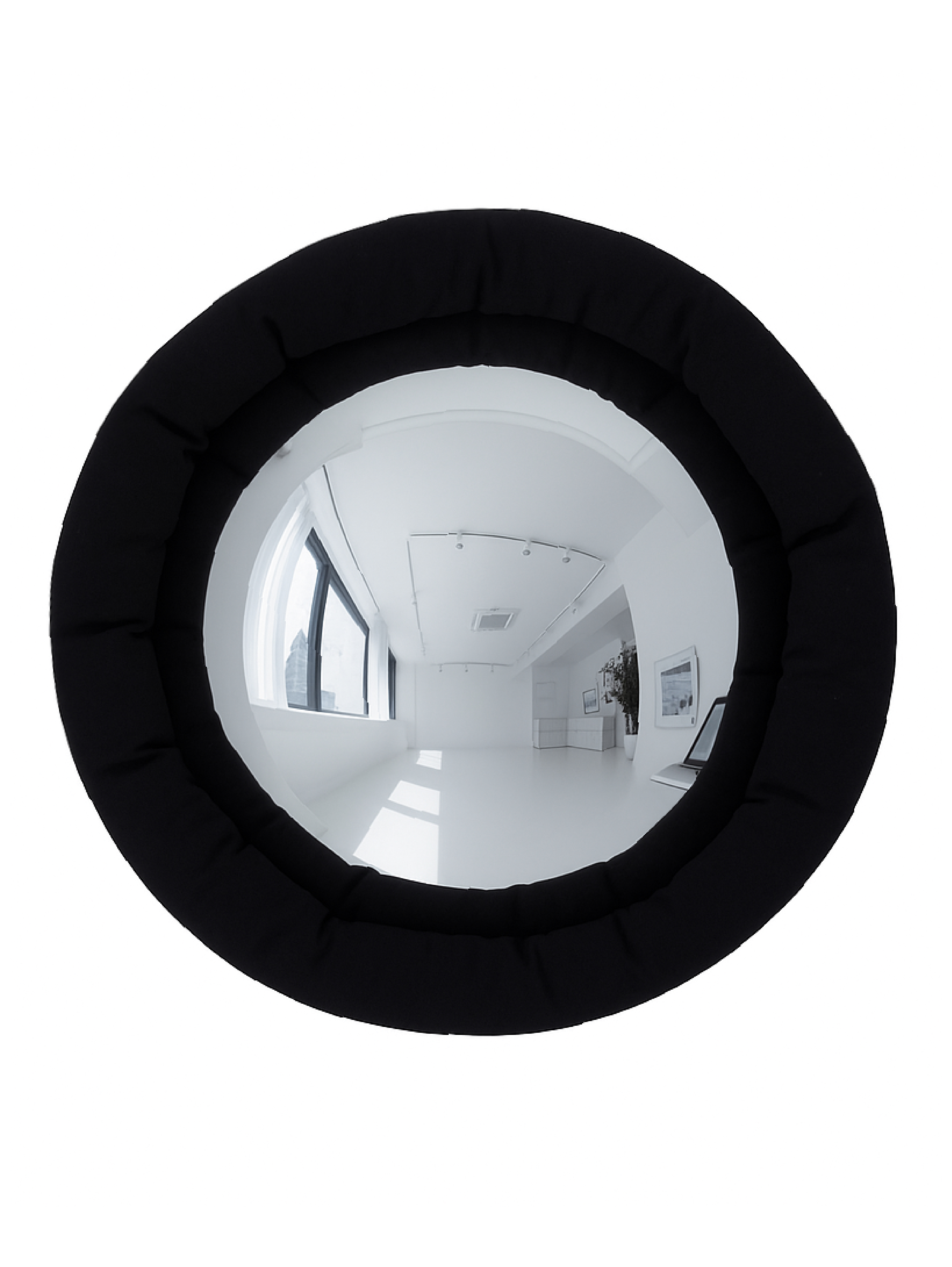 Black fisheye mirror