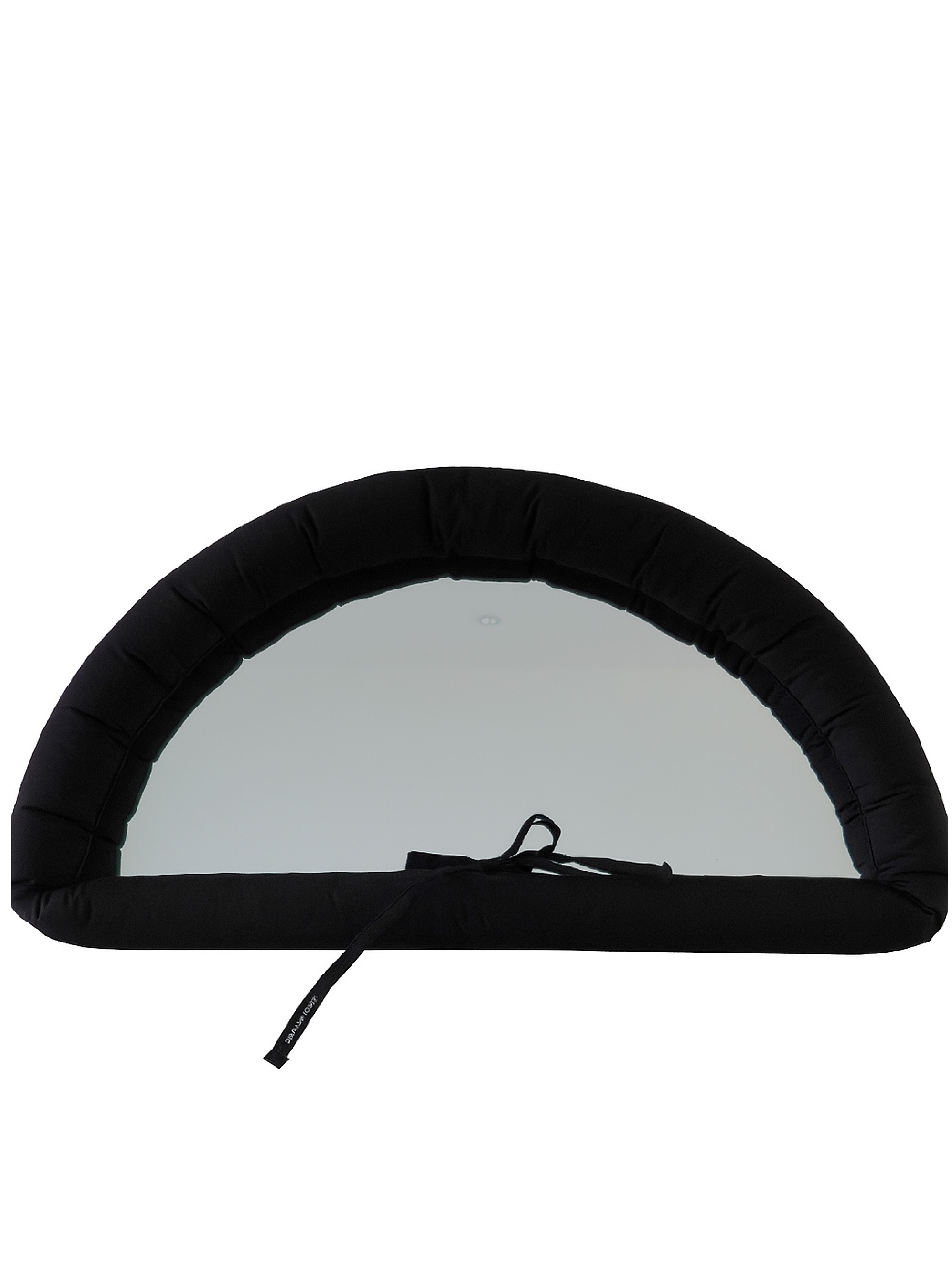 Black Half-moon Mirror