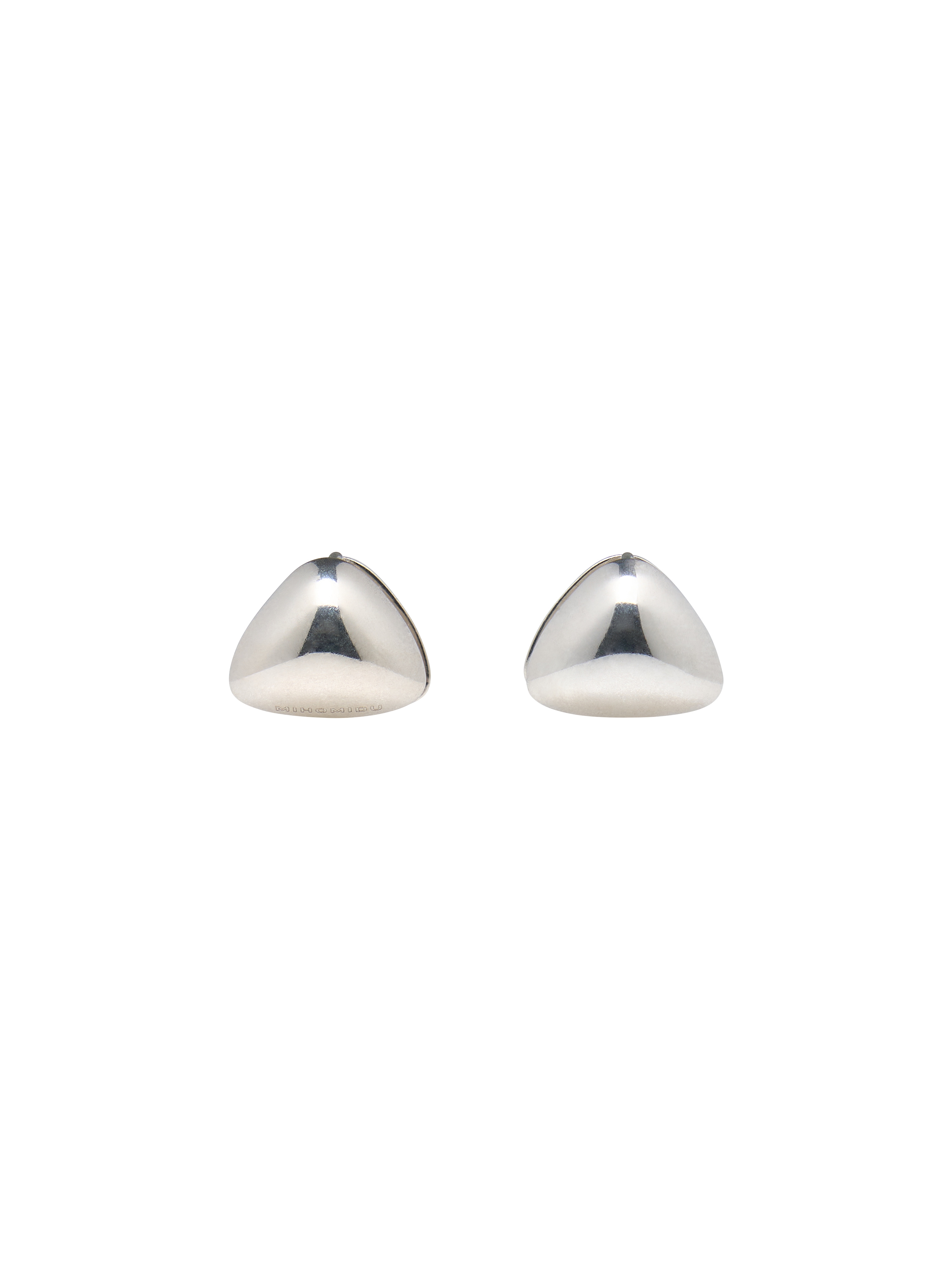 Triangle Silver Earrings
