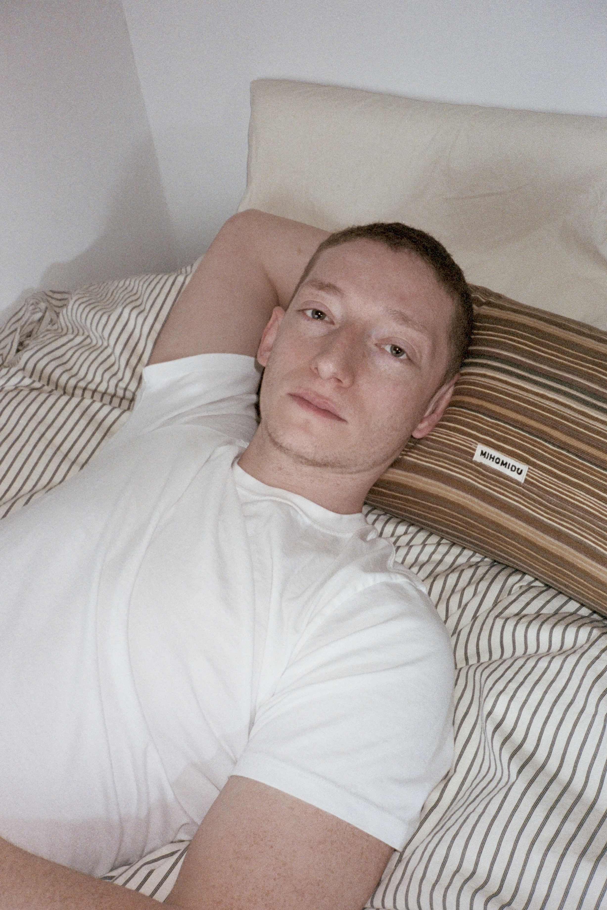 Stripe Bolster. Warm