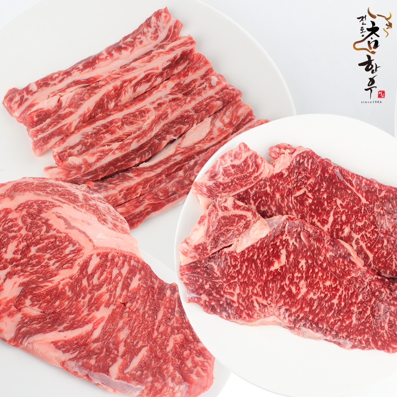 [전통참한우] 1등급 갈비구이세트 2호 500g