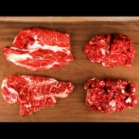 [육진담] 1등급 등심 200g+채끝 200g+불고기 300g+국거리 300g 구이정육세트 (냉장)