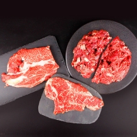 [육진담] 1등급 등심 200g+채끝 200g+불고기 300g+국거리 300g 구이정육세트 (냉장)