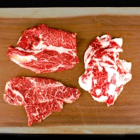 [육진담] 1등급 등심 200g+채끝 200g+차돌박이 300g 구이세트 (냉장)