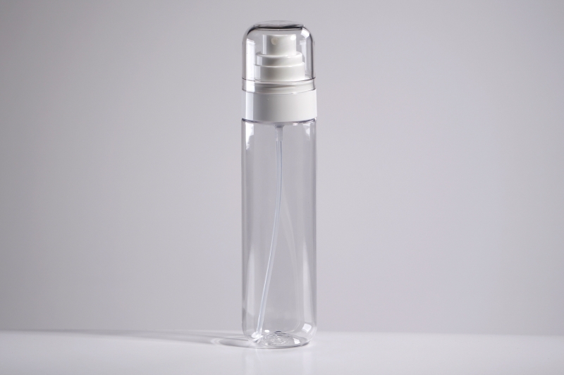 안개분사 PET 100ml 원형투명 오버캡용기