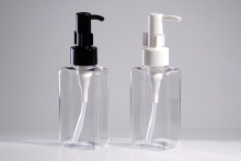 오일펌프 PET 95ml 낮은 사각납작투명용기(B)