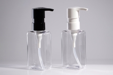 오일펌프(M) PET 95ml 낮은 사각납작투명용기(B)