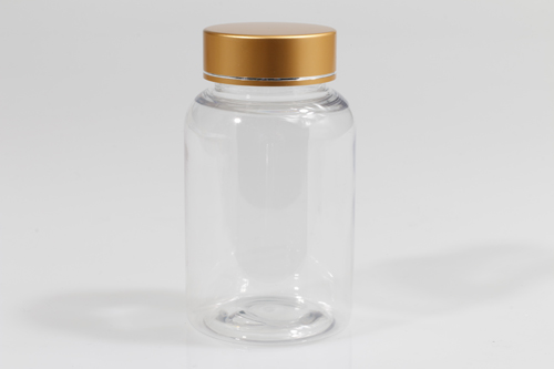 금장캡 PET 130ml 원형투명용기