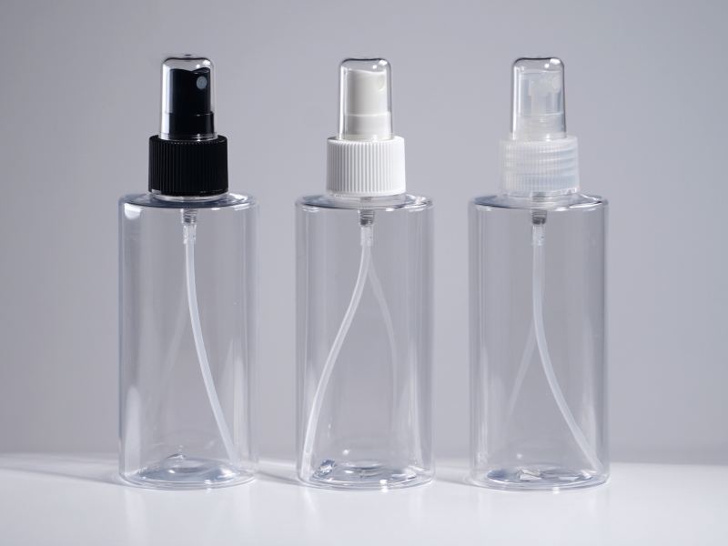 스프레이 PET 150ml 원형낮은각투명용기(Y)