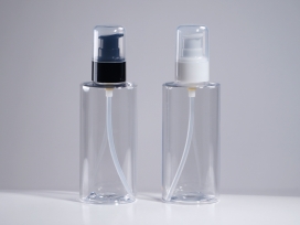 에센스펌프 PET 150ml 원형낮은각투명용기(Y)