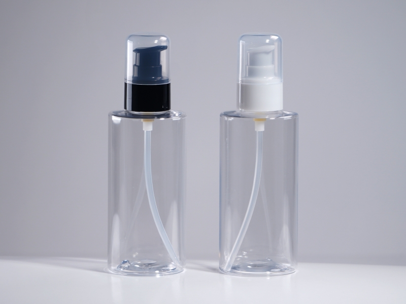 에센스펌프 PET 150ml 원형낮은각투명용기(Y)