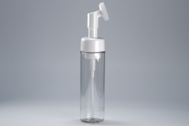 브러쉬형 거품펌프 PET 200ml 원형투명용기
