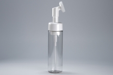 브러쉬형 거품펌프 PET 200ml 원형투명용기