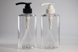 디스펜서(M3) 32&Oslash; PET 500ml 원형 투명 용기(A)