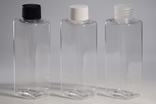 일반캡(톱니) PET 100ml 사각납작투명용기(L)