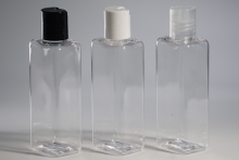 프레스캡 PET 100ml 사각납작투명용기(L)