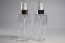 금속스프레이 PET 100ml 사각납작투명용기(L)