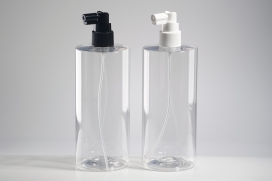 헤어스프레이 24&Oslash; PET 490ml 원형각투명용기(S형)