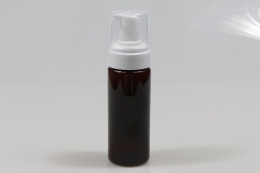 거품펌프 PET 150ml 원형진갈색투명용기