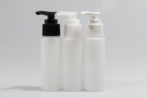 디스펜서 PE 40ml 원형무색용기