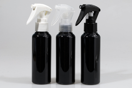 미니건스프레이 PET 100ml 원형검정용기(C)