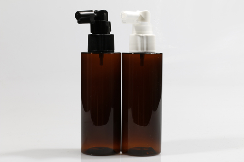 헤어스프레이 PET 120ml 원형각갈색용기