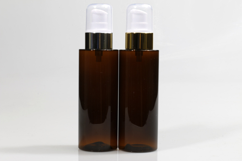 금속에센스펌프 PET 120ml 원형각갈색용기