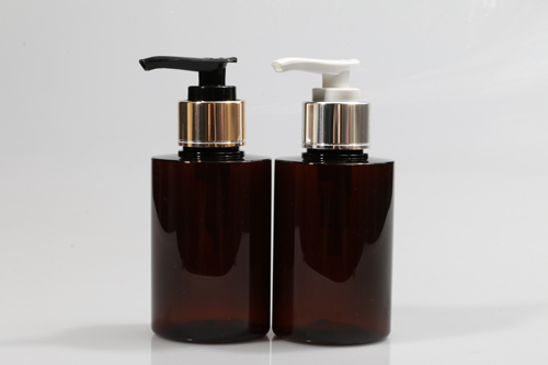 금속디스펜서 PET 120ml 원형갈색용기