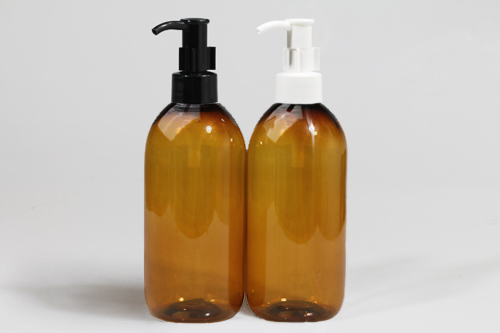 오일펌프 PET 300ml 원형갈색용기(B)