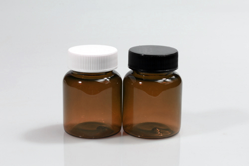 일반캡제약 PET 50ml 원형갈색용기