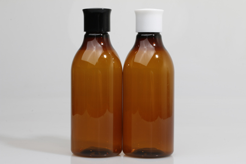 왕관캡 PET 250ml 원추갈색용기