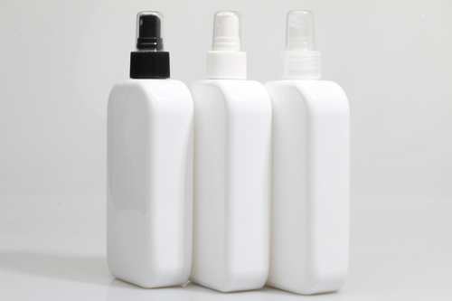 스프레이 PET 300ml 사각납작백색용기