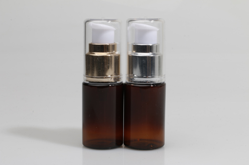 금속에센스펌프 PET 20ml 원형갈색용기(F)