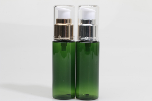 금속에센스펌프 PET 40ml 원형녹색용기