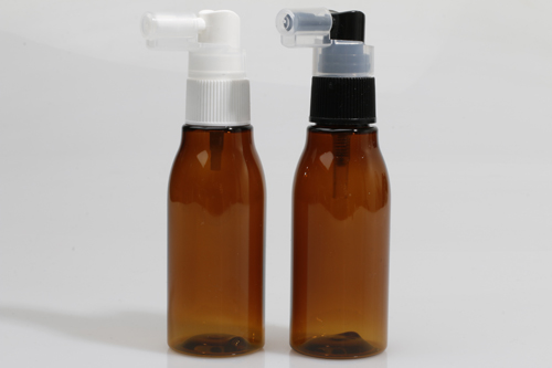 헤어스프레이 PET 60ml 원추갈색용기