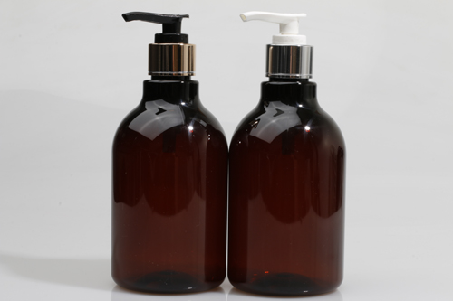 금속디스펜서 PET 340ml 원형갈색용기(S)
