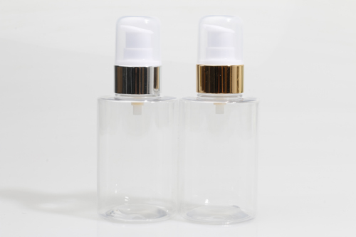 금속에센스펌프 PET 120ml 원형 낮은 각투명용기