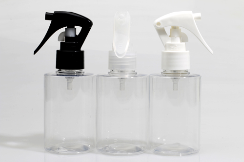 미니건스프레이 PET 120ml 원형 낮은 각투명용기