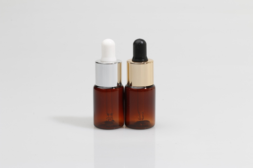 금속스포이드 PET 5ml 원형갈색용기