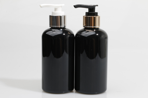 금속디스펜서 PET 200ml 원형검정용기(R)