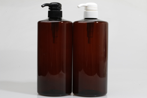 디스펜서 PET 1000ml 원형갈색용기